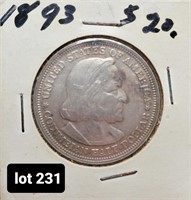 1893 Columbian half dollar