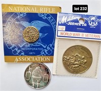 Silver coin & misc.