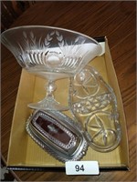 Fruit Bowl, Butter Dish & Other Dish