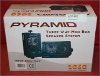 NEW IN BOX PYRAMID SPEAKER SYSTEM