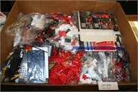 BOX FULL OF MEGA BLOKS LEGO STYLE BUILDING BLOCKS