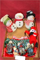 FLAT BOX OF CHRISTMAS DECOR