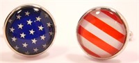 New American Flag Cufflinks. New in Gift Box.