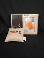 Home decor, picture frames and home pillow