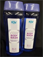 P.O.V. Lavender& Jasmine body wash.