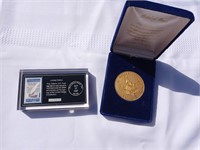 Rep. Regan Medal + Lim Ed. Constitution Stamp