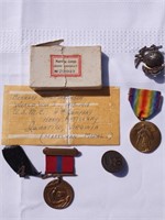 WW1 Marine Medals and Pins