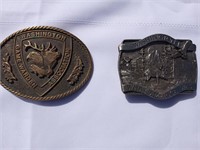 Two WA Belt Buckles