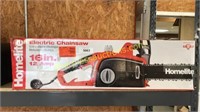 Homelite electric chainsaw - 16"