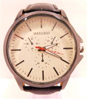 New Men's Mreurio Analog Wrist Watch with Faux