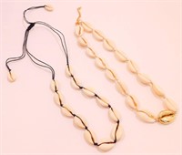 2 New Hawaiian Cowry Shell Necklaces. Adjustable
