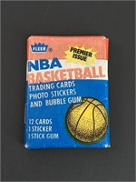 1986 Fleer Basketball Unopened Wax Pack