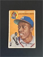 1954 Topps Hank Aaron Rookie Card #128