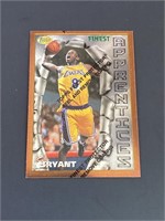 1996 Finest Kobe Bryant Rookie Card #74