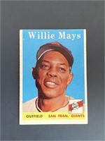 1958 Topps Willie Mays Card #5