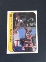 1986 Fleer Patrick Ewing Rookie Sticker Card