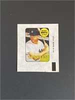 1969 Topps Mickey Mantle Decal