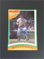 Brooks Robinson Autographed Card w/ COA