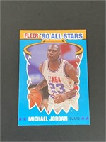 1990 Fleer Michael Jordan All-Stars Card
