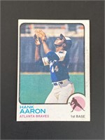 1973 Topps Hank Aaron Card #100
