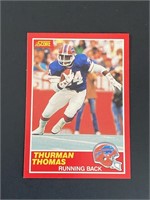 1989 Score Thurman Thomas Rookie Card #211