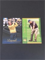 Jack Nicklaus 2 Card Lot