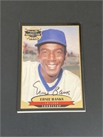 Ernie Banks Autographed Card w/ COA