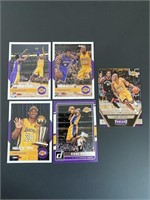 Kobe Bryant 5 Card Lot