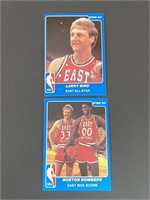 1983 Star Larry Bird Basketball Cards Lot of 2