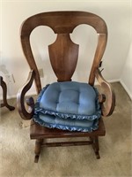 Vintage rocking chair, has some wear but is in