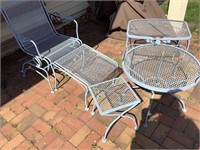 Outdoor metal furniture, great shape. Chair with