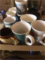 2 flats of coffee cups and mugs