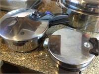Waffle maker and pressure cooker