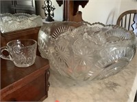Glass lunch bowl set