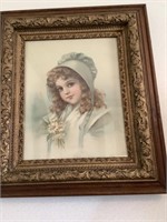 Large photo in frame, wall hanging