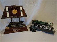 LIONEL TABLE LAMP AND CRESCENT 1925 TRAIN PHONE