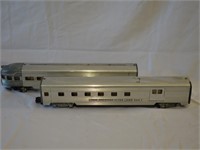 TWO METAL AMERICAN FLYER TRAIN CARS