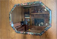 Octagon mirror, 40"x28"