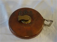 ANTIQUE LEATHER CPR TAPE MEASURE