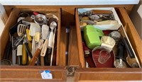 Contents of two drawers - utensils