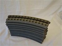 TEN PIECES 0 GAUGE MTH CURVED TRACK