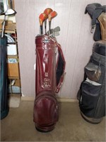 Miller Bag & Northwestern Golf Clubs