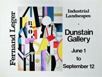 FERNAND LEGER EXHIBITION POSTER DUNSTAIN GALLERY