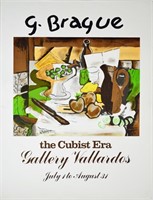 GEORGES BRAGUE EXHIBITION POSTER GALLERY VALLARDOS