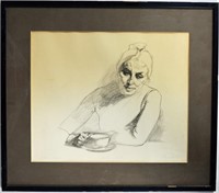 REALIST EXPRESSIONIST LITHOGRAPH SIGNED