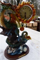 Dragon Figure Decorative Clock