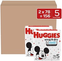 Huggies Snug and Dry Baby Diapers, Size 5