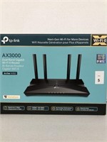 TP LINK AX3000 DUAL BAND GIGABIT WIFI 6 ROUTER