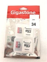 2 PCS GIGASTONE MICRO SD CARD 64 GB