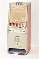 1940's - 1950's Silver-Queen Gum Vending Machine
